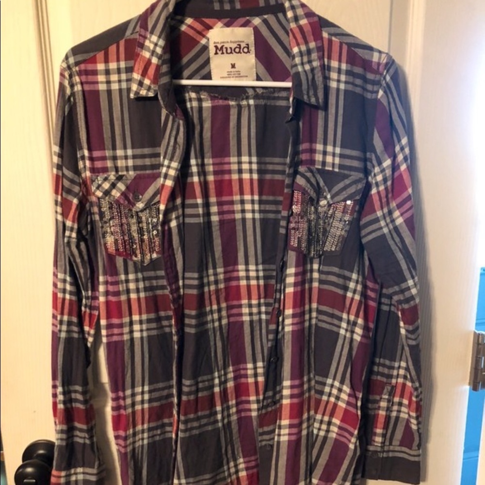 Mudd size M plaid shirt